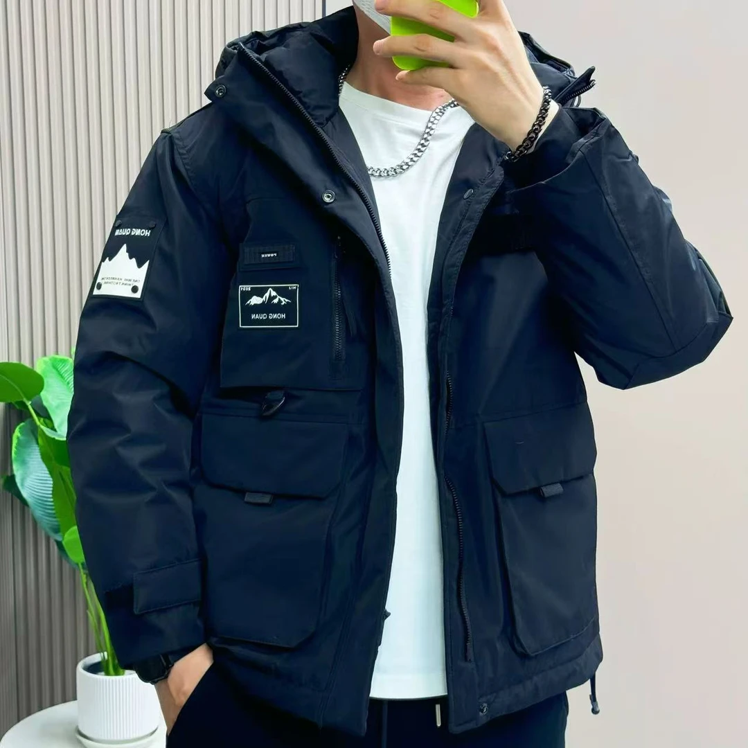 【雪山爆款】冬季新款加厚情侣款连帽冲锋衣夹克外套887758