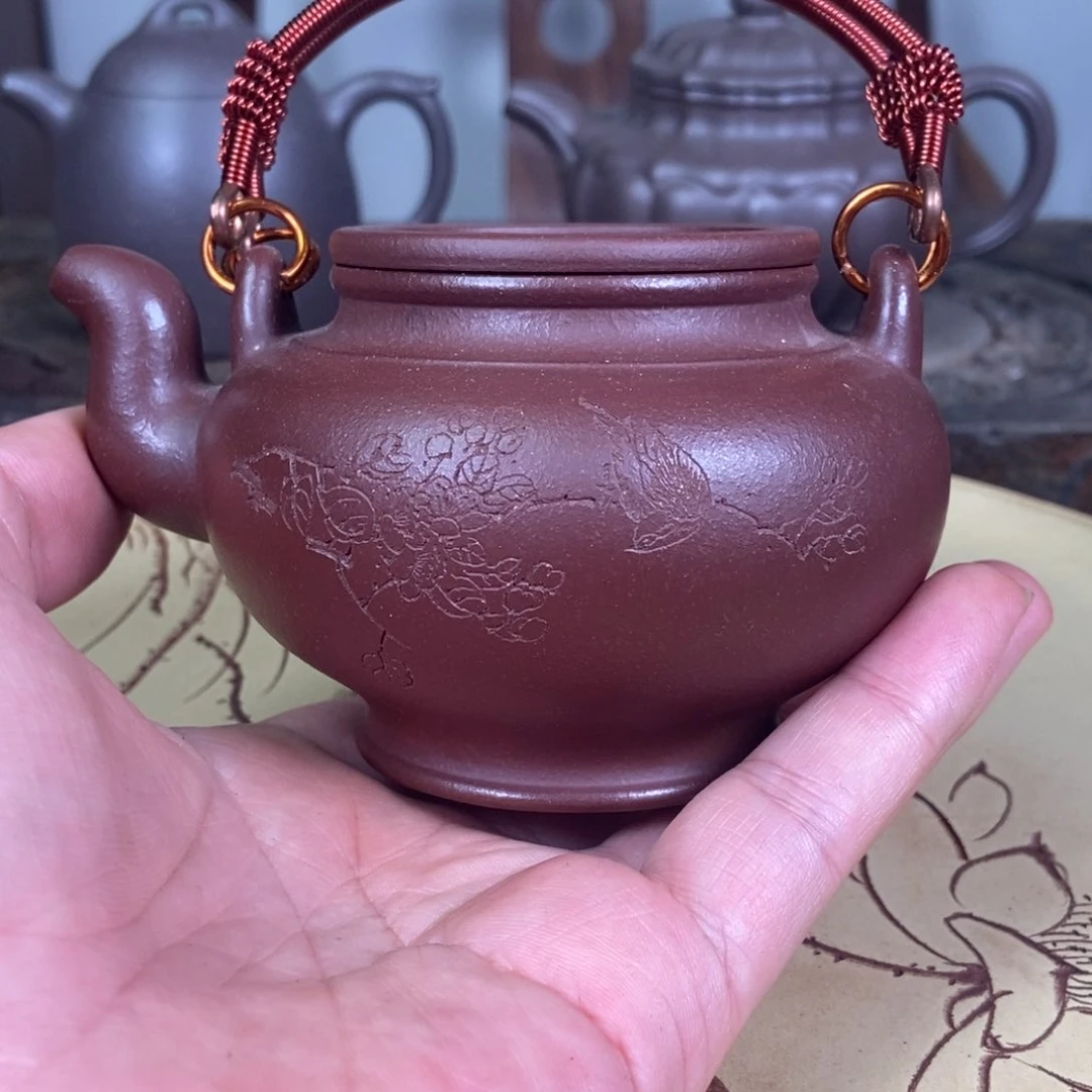 紫砂茶壶200 容量宜兴紫砂壶