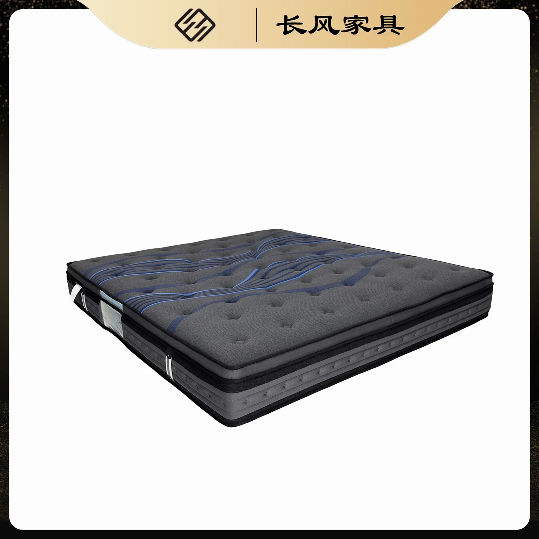 长风T-8012双层床垫｜五分区独立袋弹簧床垫｜高端加厚双层迷你弹簧