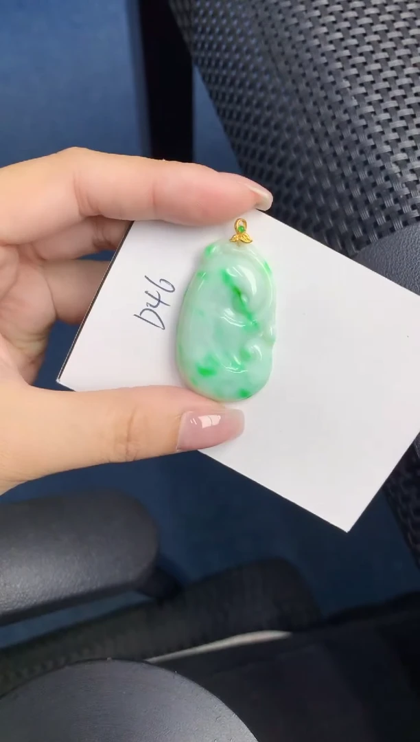【闪购商品】翡翠颈饰18K金镶嵌000000000