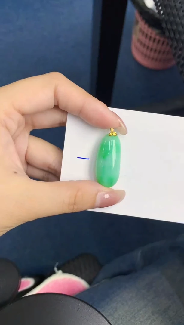 【闪购商品】翡翠颈饰18K金镶嵌000000000