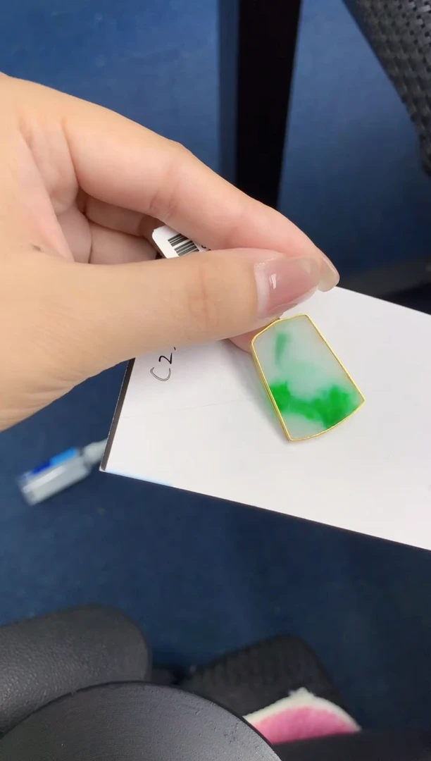 【闪购商品】翡翠颈饰18K金镶嵌000000000