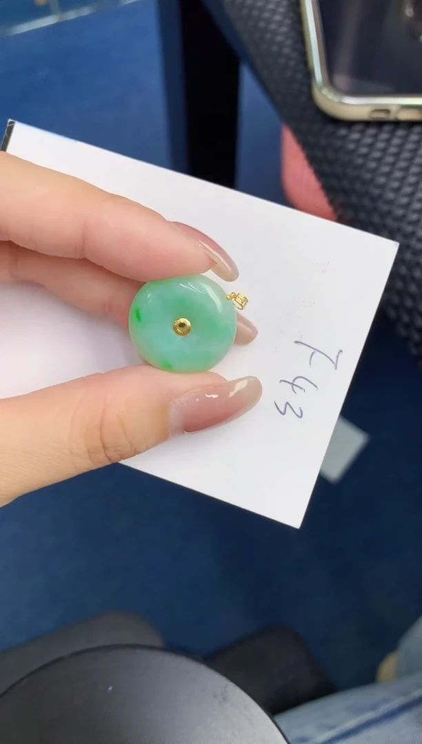 【闪购商品】翡翠颈饰18K金镶嵌000000000