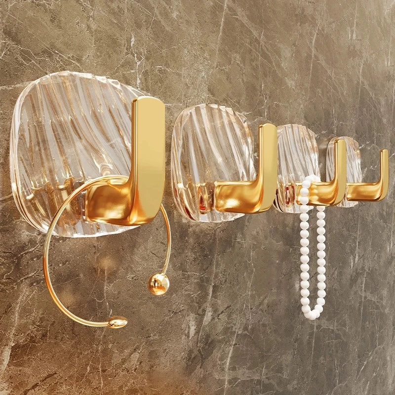 【新疆包邮哥】亚克力挂钩强力粘胶免打孔卫生间墙壁贴墙无痕粘钩