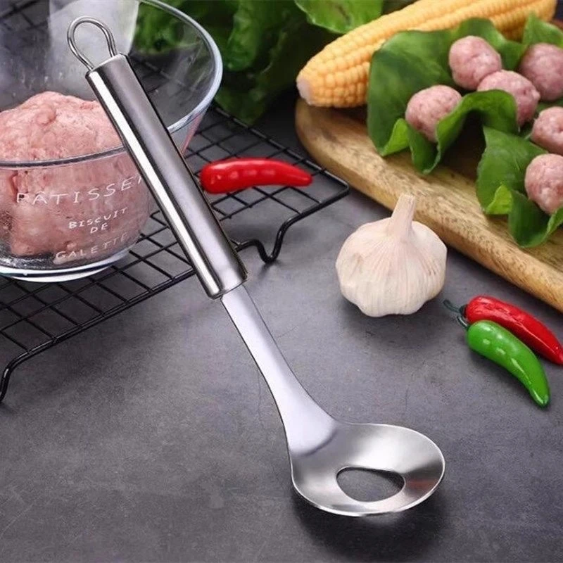 【新疆包邮哥】不锈钢肉丸子制作器肉丸家用肉圆挖勺器挤丸子工具