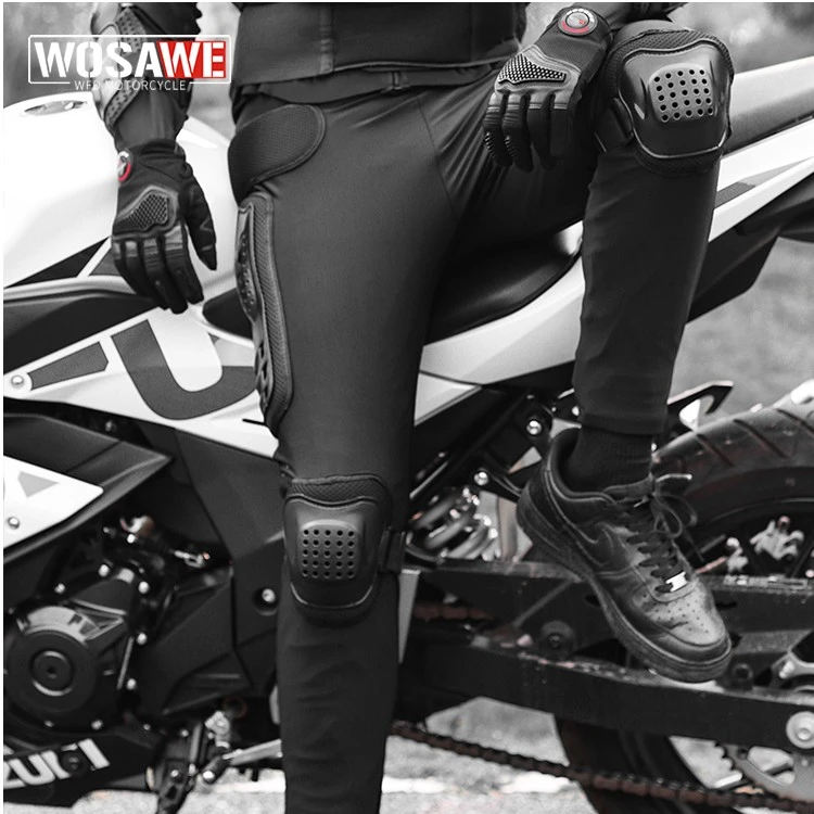 沃萨维越野摩托车骑行户外运动透气速干透气松紧护甲裤护具