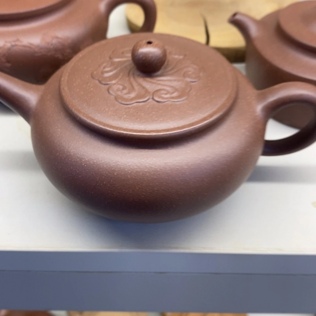 紫砂茶壶李*原矿紫砂壶