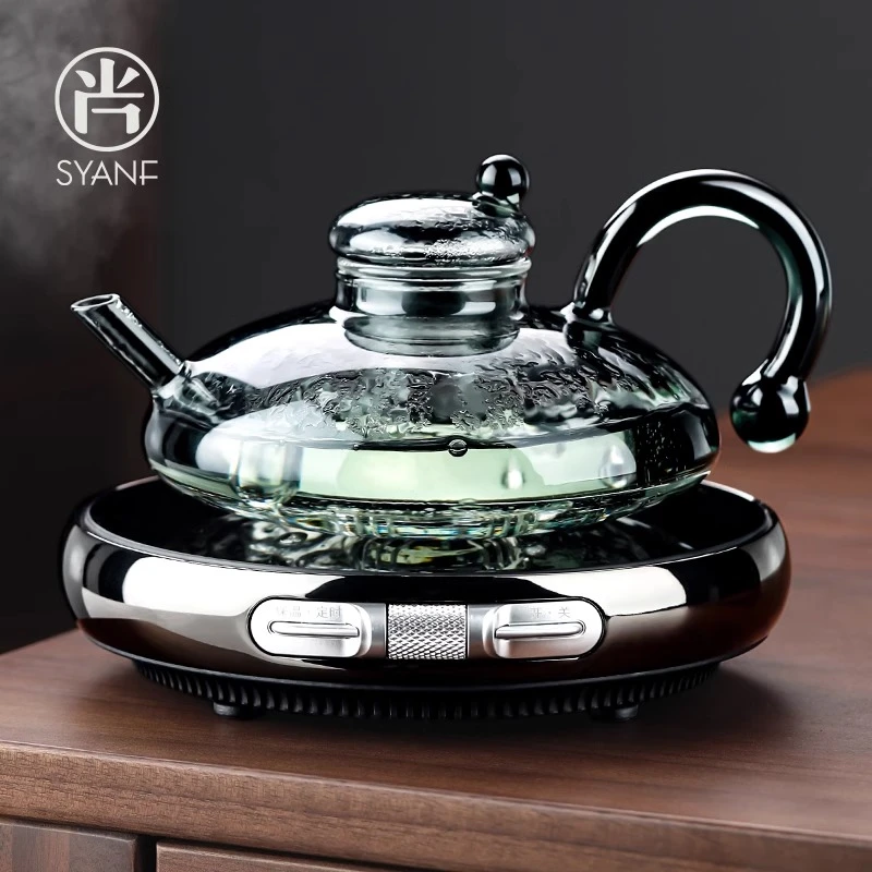 玻璃煮茶器套装家用耐高温煮茶壶泡茶喝茶专用煮茶炉电陶炉一人用