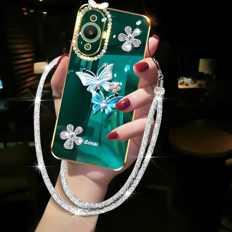 华为nova11手机壳防摔高颜值蝶恋花女款nova11pro潮流网红保护套