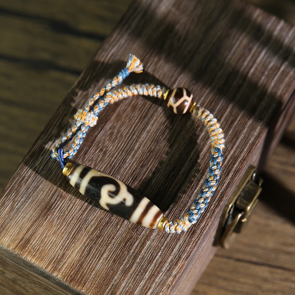 【龙老板】老上肯度度珠珠民族风编织玛瑙手绳A1891532