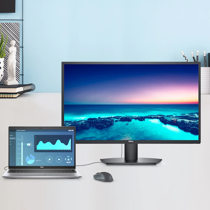 Dell/戴尔27英寸办公显示器SE2722H低蓝光不闪屏75Hz支持壁挂FHD