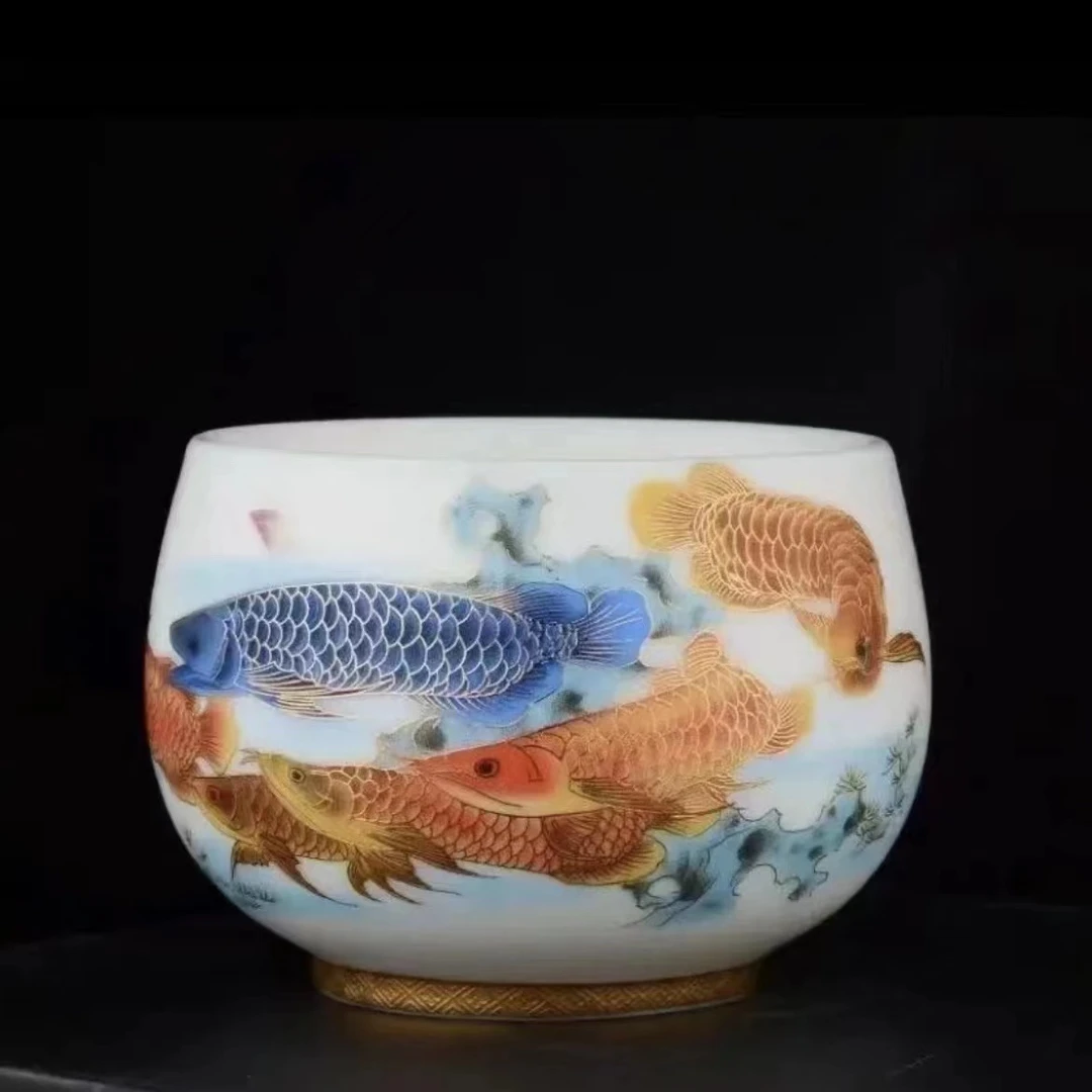 鸿运当头  九龙鱼轻奢主人杯