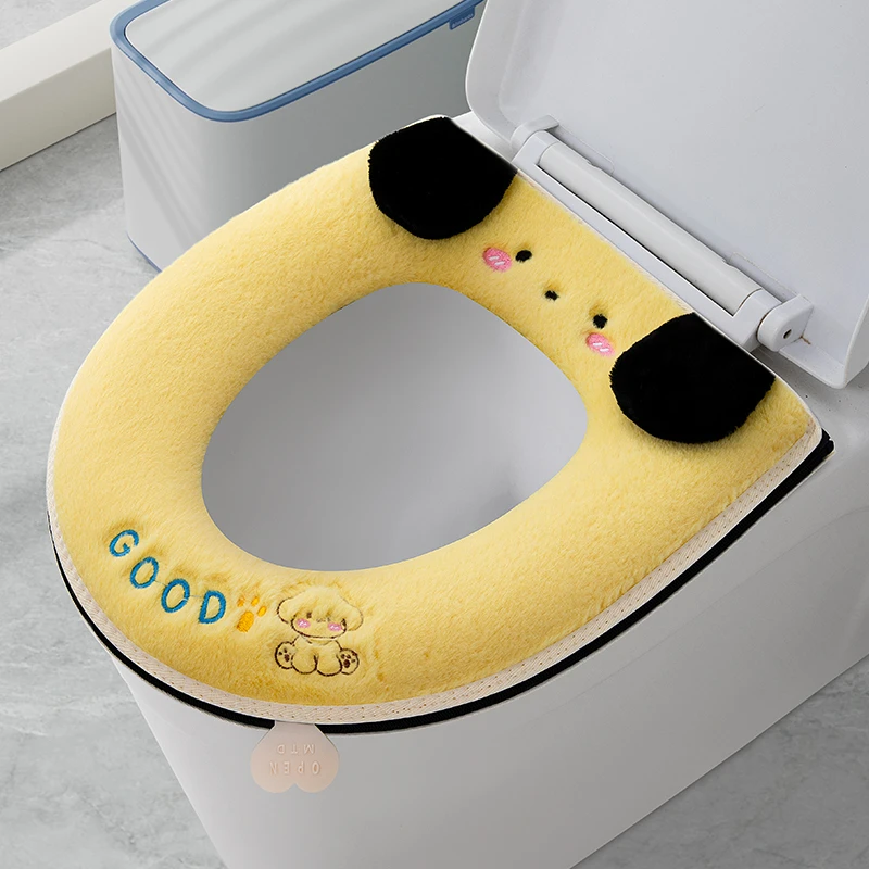 马桶垫家用坐便套垫子秋冬季加厚保暖四季通用防水拉链款马桶坐垫
