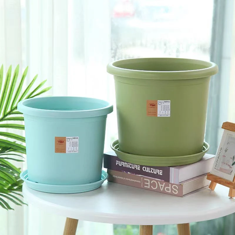 四季花盆4号塑料花盆家用新疆包邮