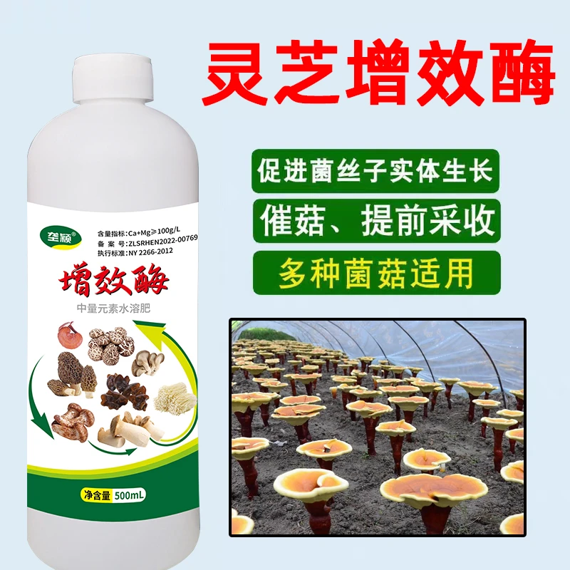 【厂家直销】灵芝专用肥料菌种营养液增产液剂增效酶食用菌肥