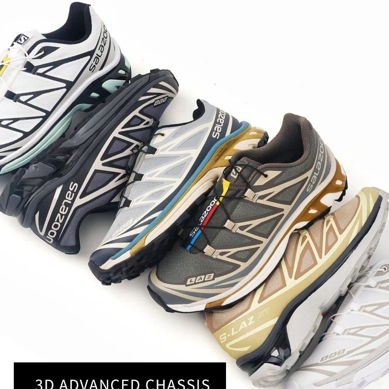 莆田高版本Salazoon情侣运动休闲鞋男女网面透气百搭跑步鞋潮流鞋