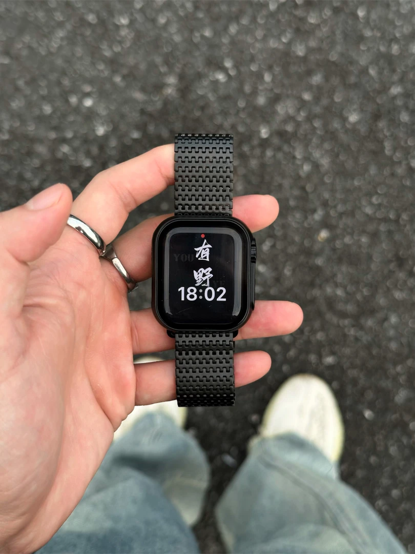 回环带强磁金属磁吸表带适用苹果AppleWatchS10/S9/S8/S765Ultra2