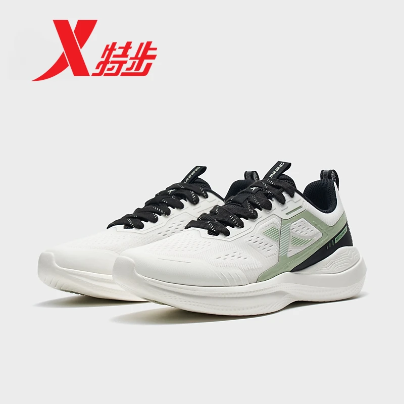 清货价【官方立减50%】特步柔立方男休闲运动跑鞋透气轻便软弹舒适