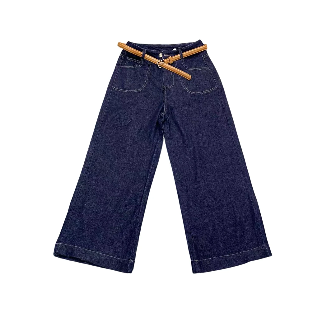 早秋时尚百搭九分牛仔裤