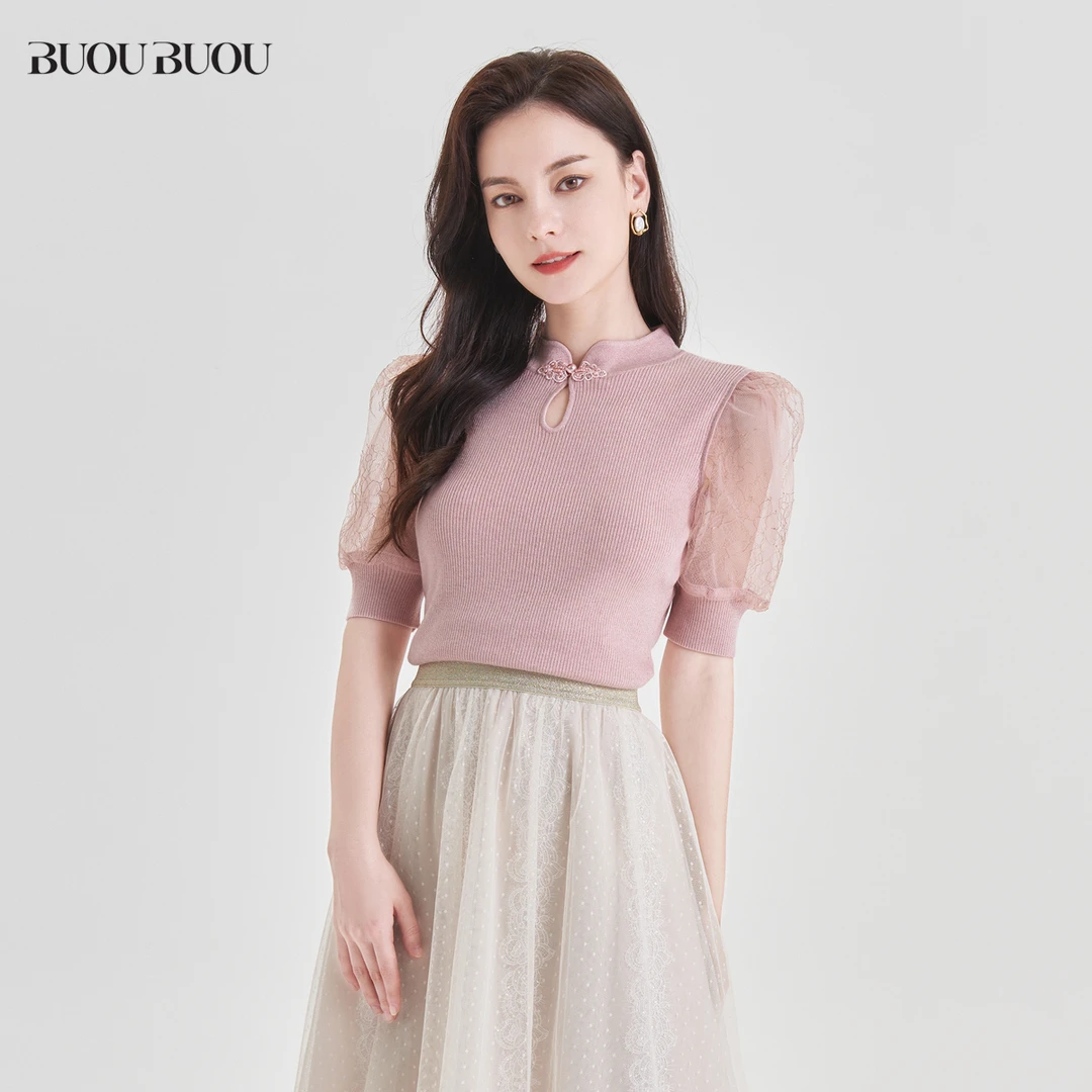 【粉丝专享】BuouBuou时尚气质毛针织衫DJ2A903