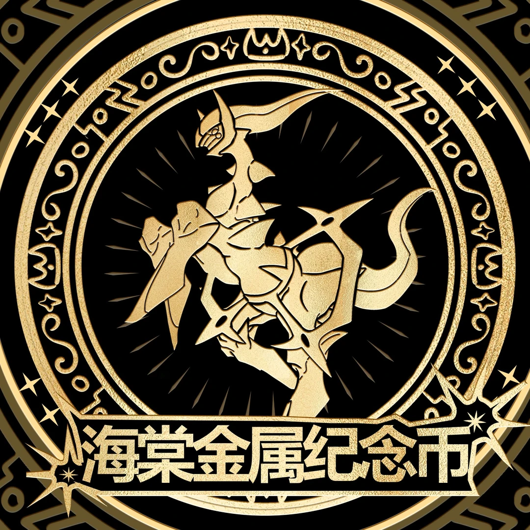 海棠文创 宝可梦金属纪念币