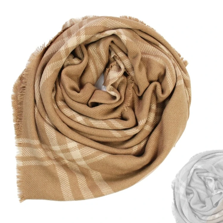 纯驼绒大方巾方披肩秋冬保暖百搭超大规格