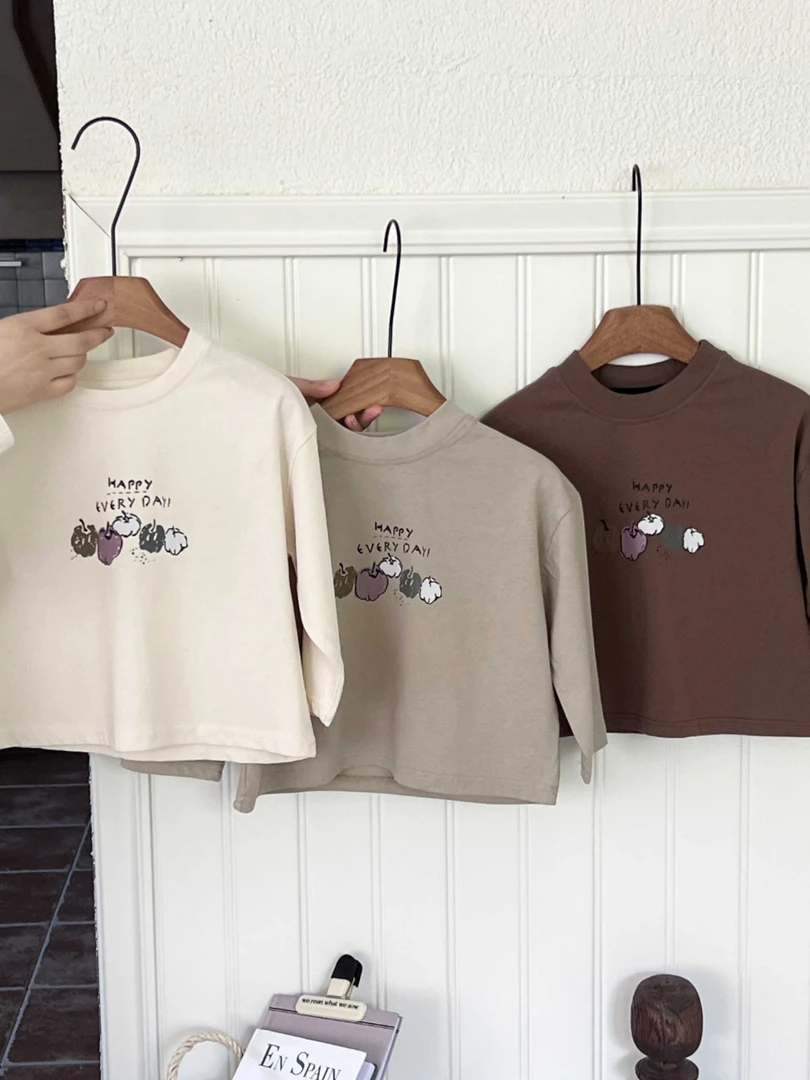 儿童T恤儿童长袖2024秋季新款小童上衣宝宝卡通打底衫洋气t恤衫