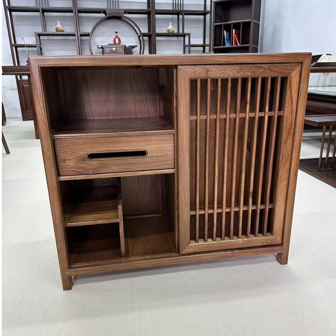 茶边柜餐边柜边柜新中式客厅禅意