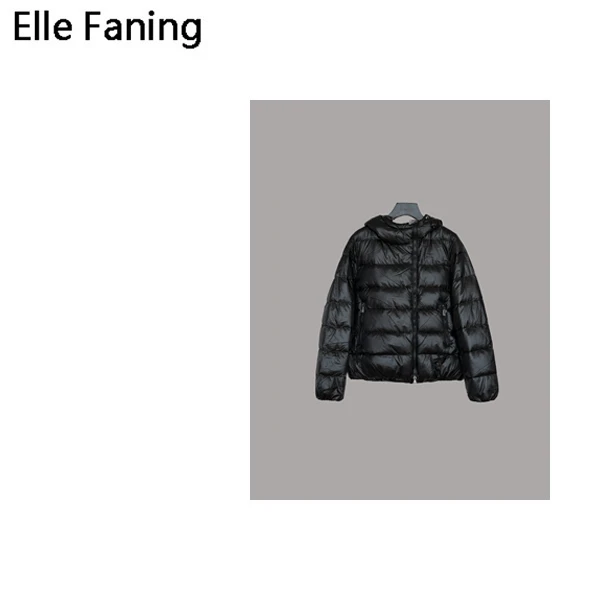 芒果优选-侧拉链鹅绒保暖短款羽绒服