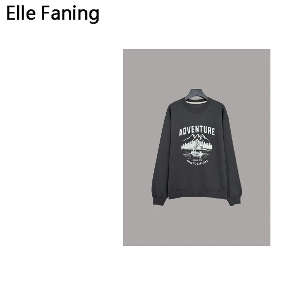 芒果优选-探险时间时尚加绒卫衣慵懒风