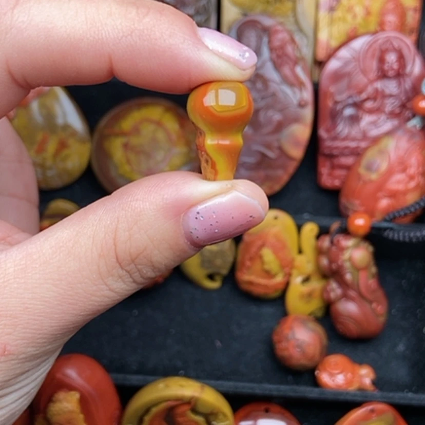 【闪购商品】玛瑙/玉髓配饰未镶嵌吕***~