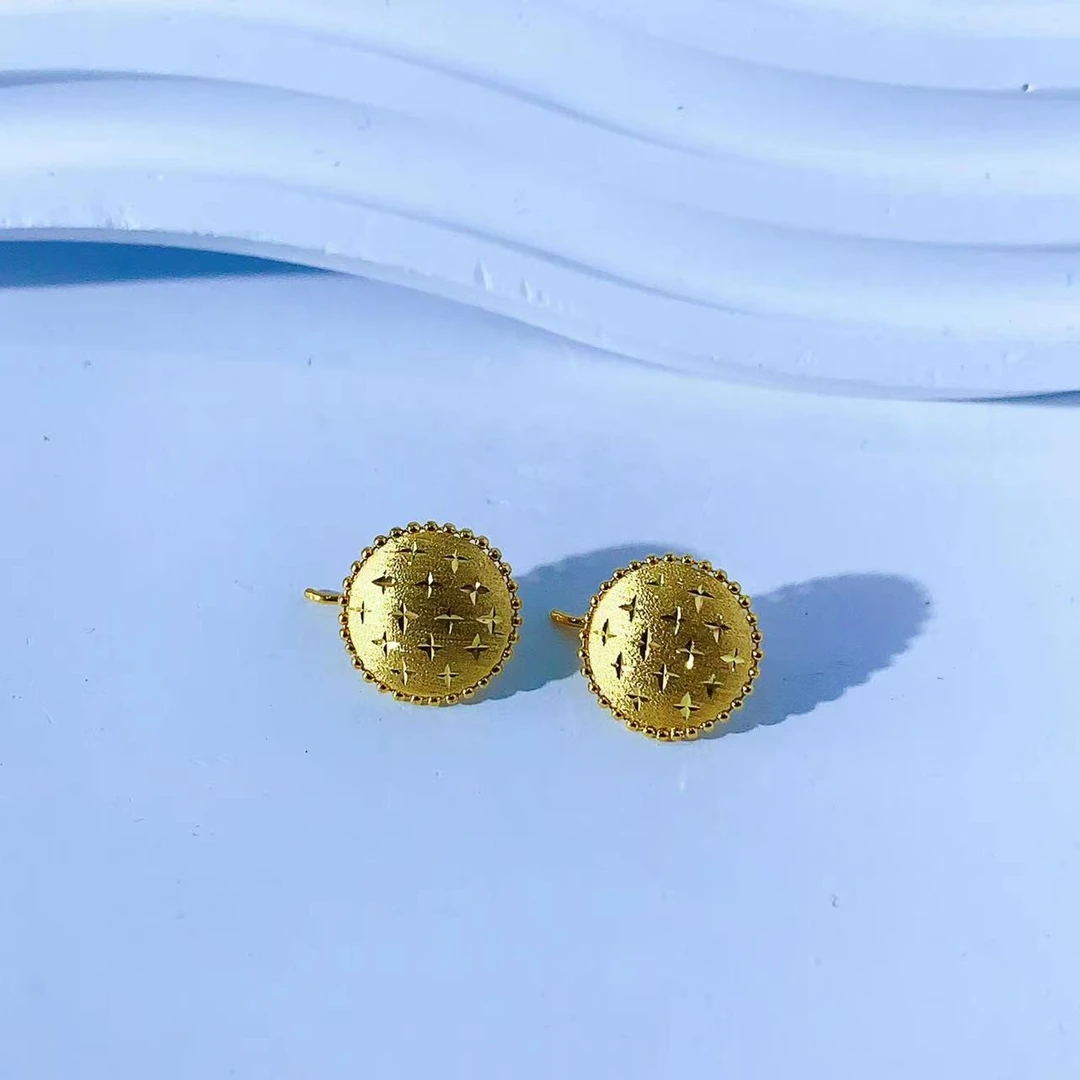 【伟新源】足金999 5G工艺 七字圆耳包3.93克
