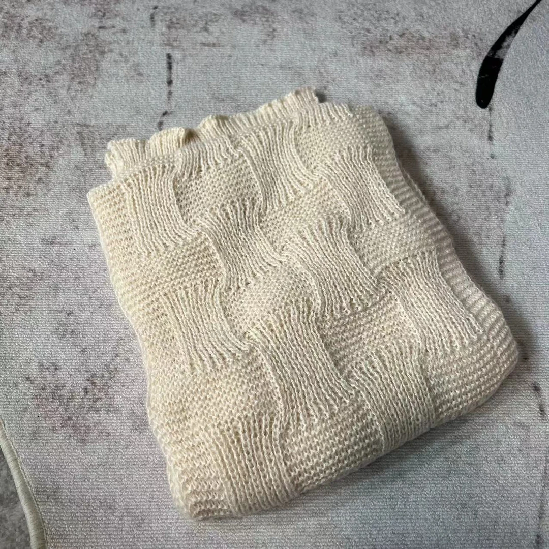 infobyfive2024冬季新款针织加厚保暖纯色格子围巾2DJ2910