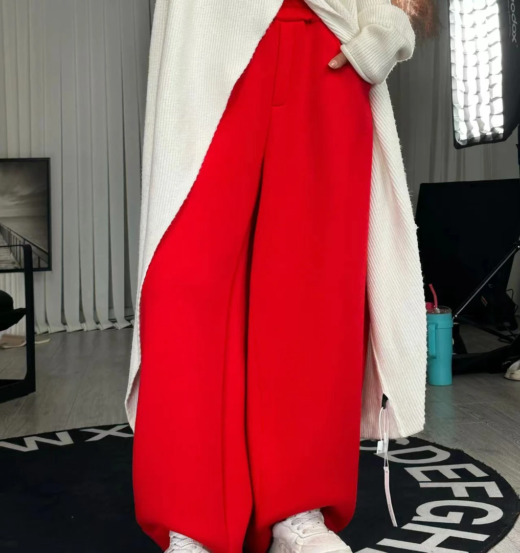 infobyfive【秀才说专属】垂感女装休闲长裤哈伦裤萝卜裤HC24004