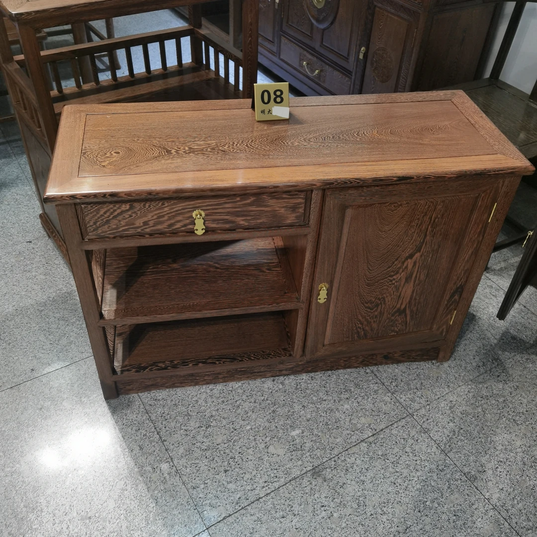 鸡翅木1米×38高67茶水柜