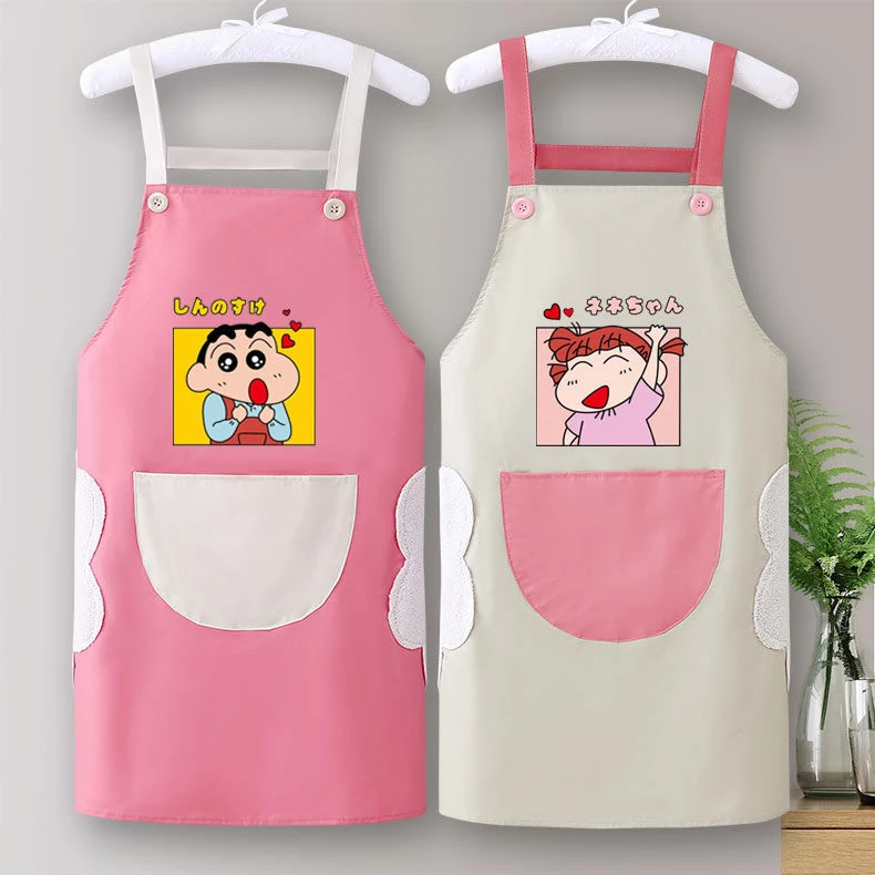 围裙厨房围腰夏季防水防污耐脏女做饭时尚韩版可爱