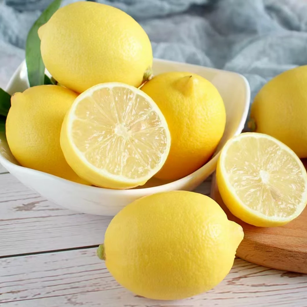 四川安岳黄柠檬  3斤/5斤 柠檬皮薄酸甜多汁果园直发包邮到家