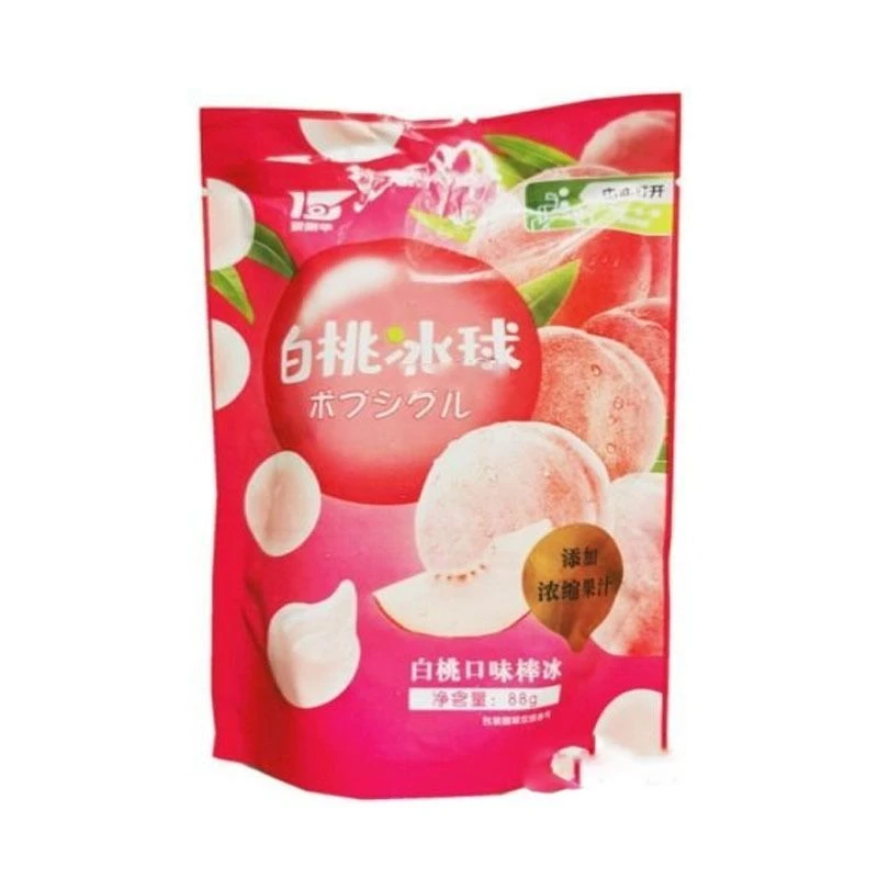 景丽华白桃口味冰球88g