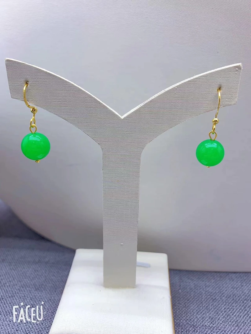 2号翡翠耳饰新款