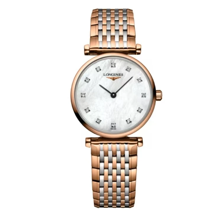 99新 Longines/浪琴 嘉岚L4.209/24表径/白盘钻刻/石英优雅气质
