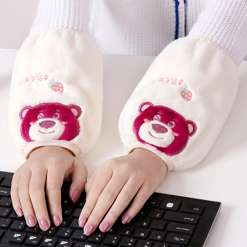 秋冬季手袖防污袖套护袖家用可爱工作女士款袖头套袖儿童短款韩版