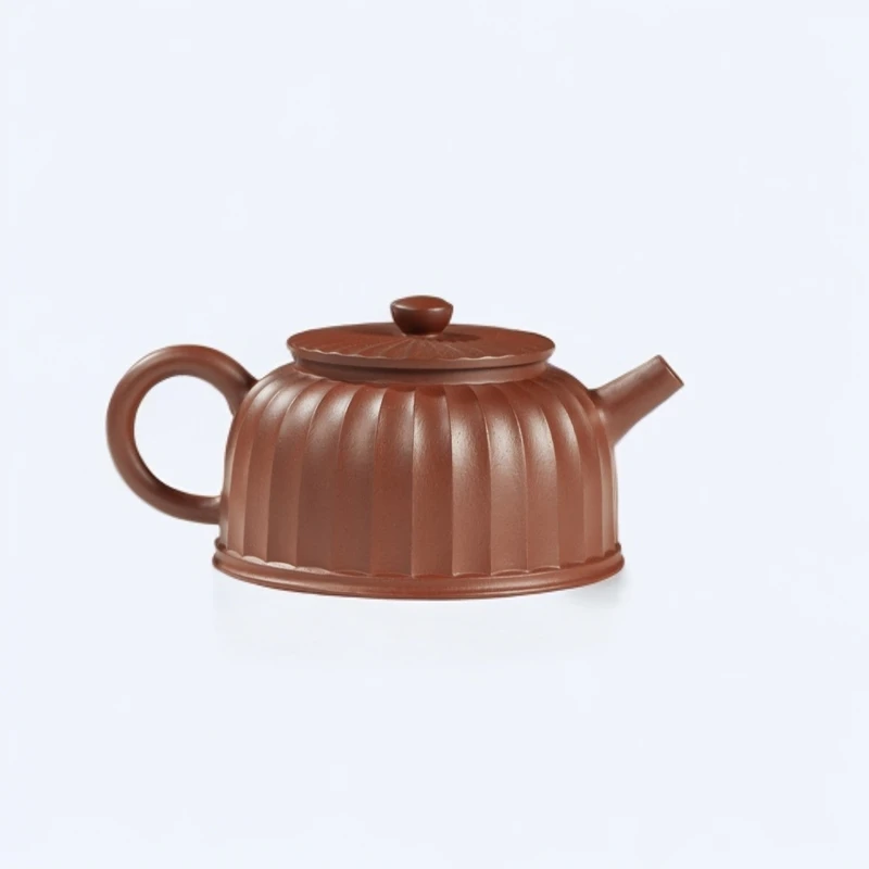 天际壶（大红袍紫砂泥）