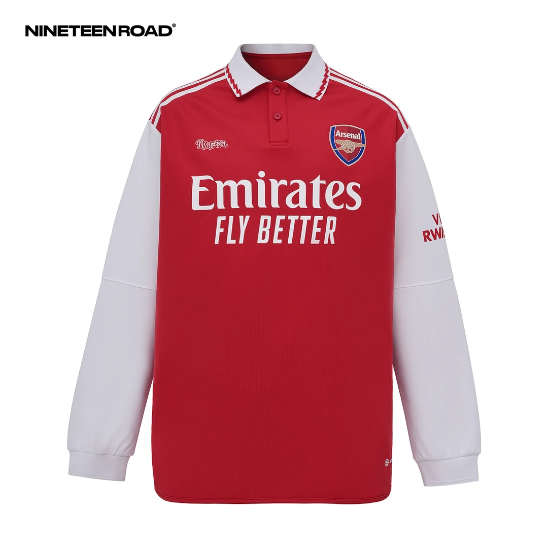 【阿森纳】A Senna 22/23 Home 主场-日常美式潮流宽松重磅翻领卫衣