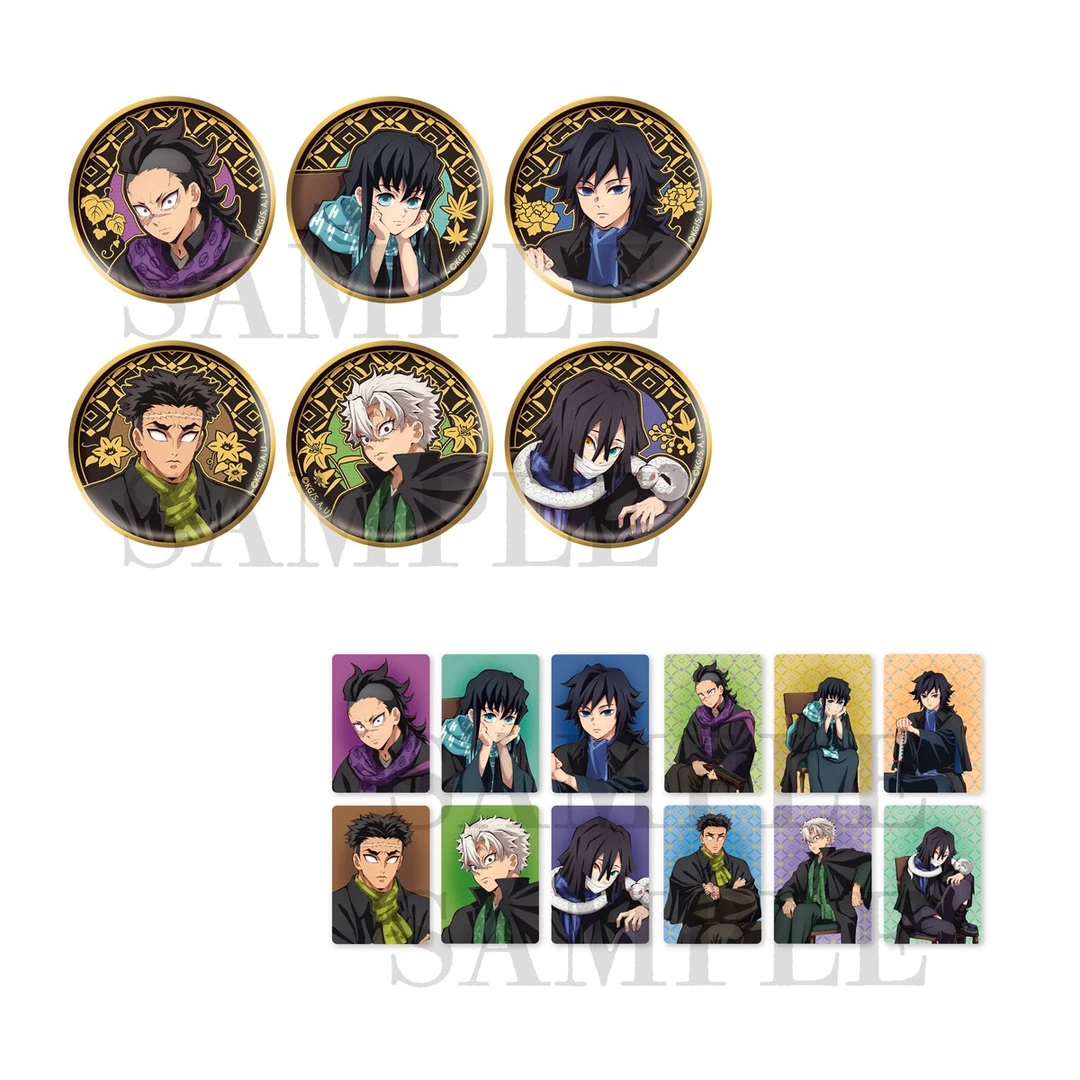 鬼灭之刃 雕金吧唧徽章 卡/吧唧 每包1枚(拆盒 禁未成年购买