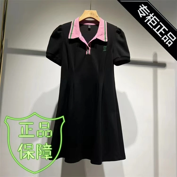 【Y8056】【微瑕介意勿拍】夏装新款时尚韩版Polo连衣裙短袖舒适百搭