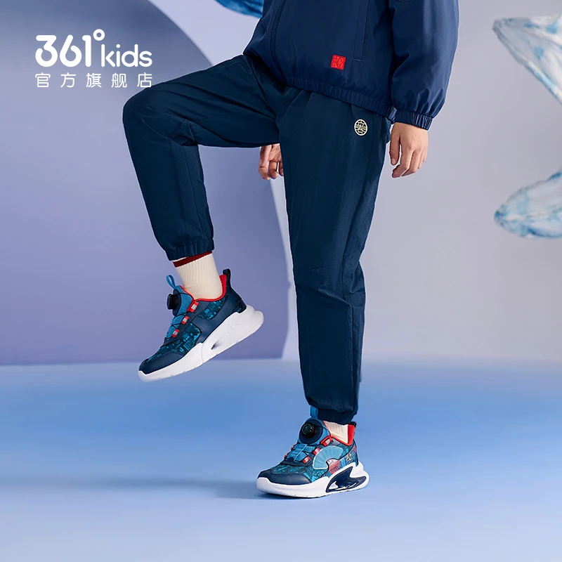 【361°kids男童休闲裤】春季新款中大童运动休闲长裤N52313702
