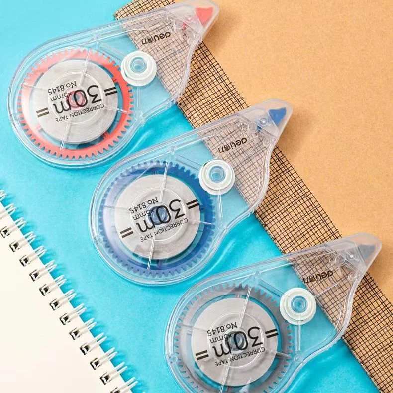 （5卡/共150米）得力修正带改错带  足米顺滑超大8145