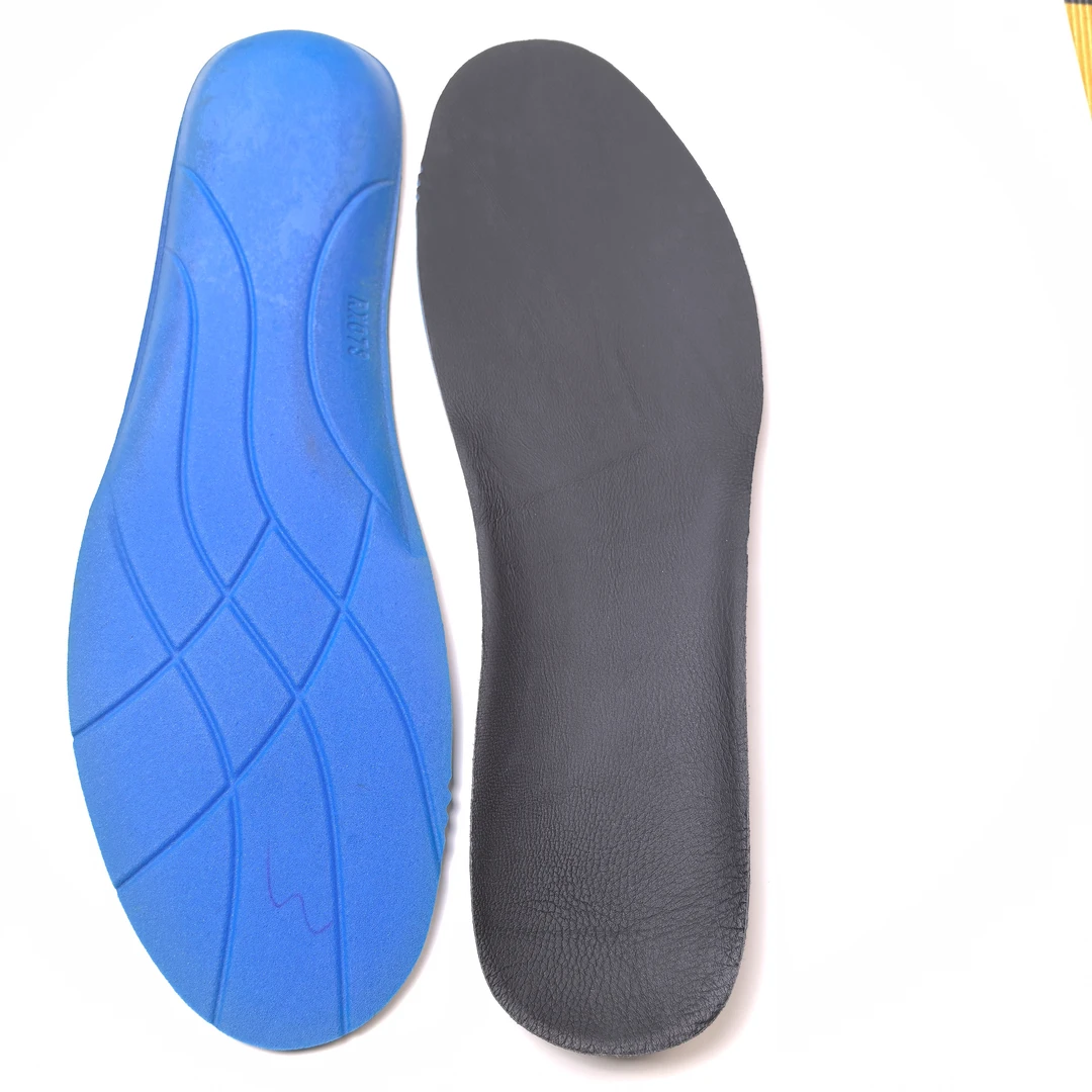 牛皮垫脚PU柔软弹性男士真皮皮鞋垫透气舒适高弹软底超软吸汗休闲