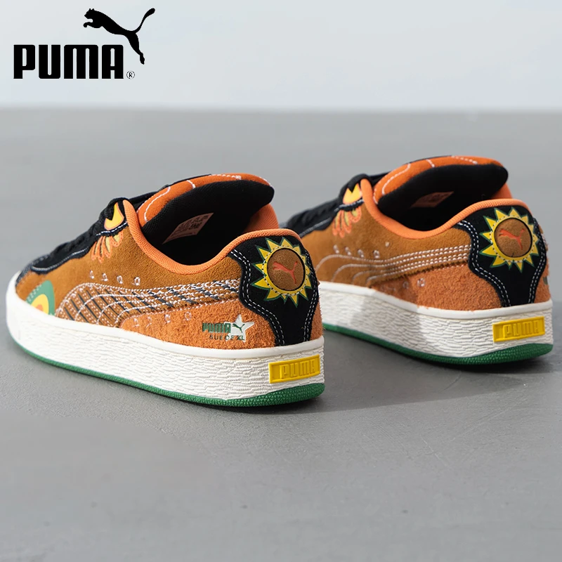 PUMA彪马男女鞋新款情侣运动鞋情侣印花板鞋复古透气休闲鞋398409