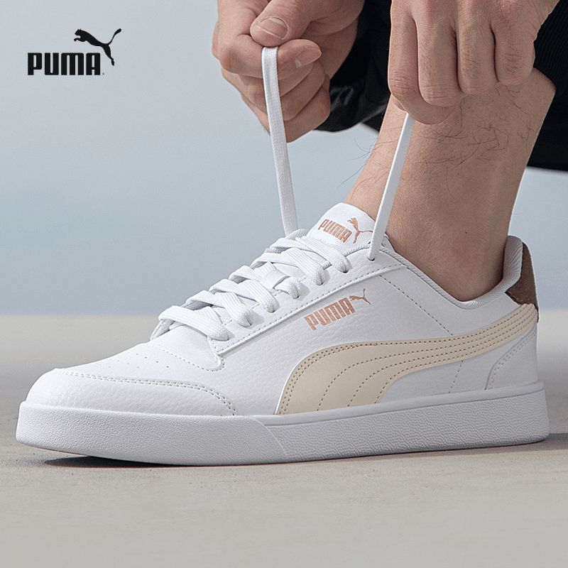 PUMA彪马板鞋情侣2024新款白色金标休闲鞋时尚低帮运动鞋潮309668